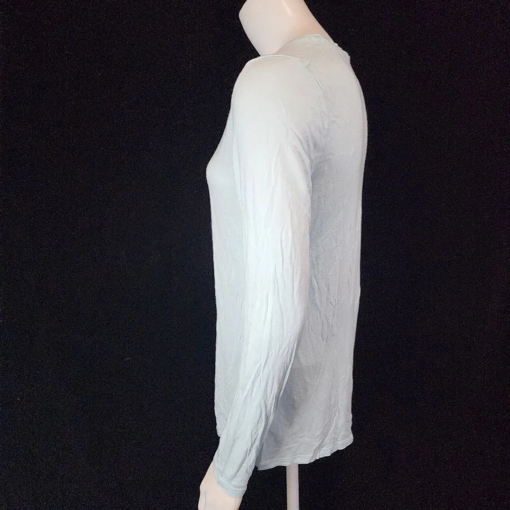 Banana Republic Blue Long Sleeve Tee Shirt (M) - Image 3