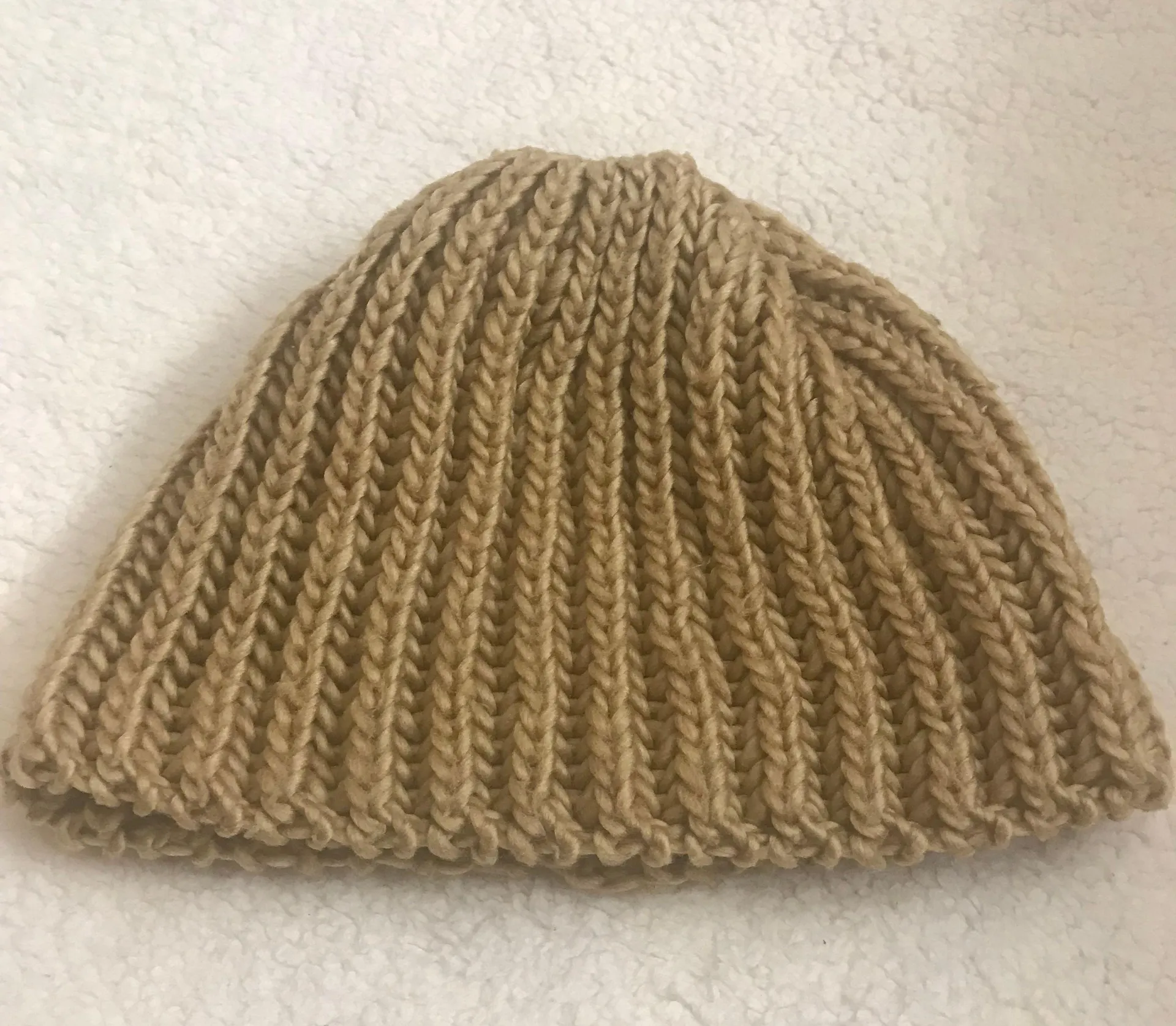 Crochet Women’s Ribbed Beanie Hat - Image 6