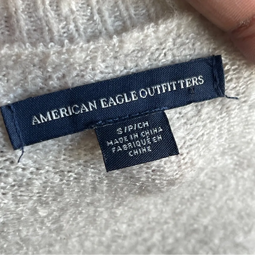 AMERICAN EAGLE | Beige Bell Sleeve Knit Sweater Sz S - Image 7