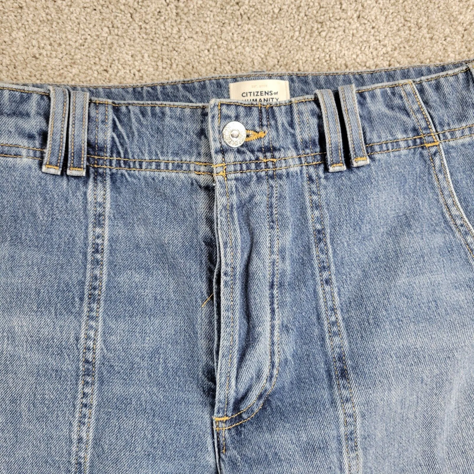 Citizens of Humanity Agni Utility Trouser Jeans Womens 27 Blue Organic - Image 11