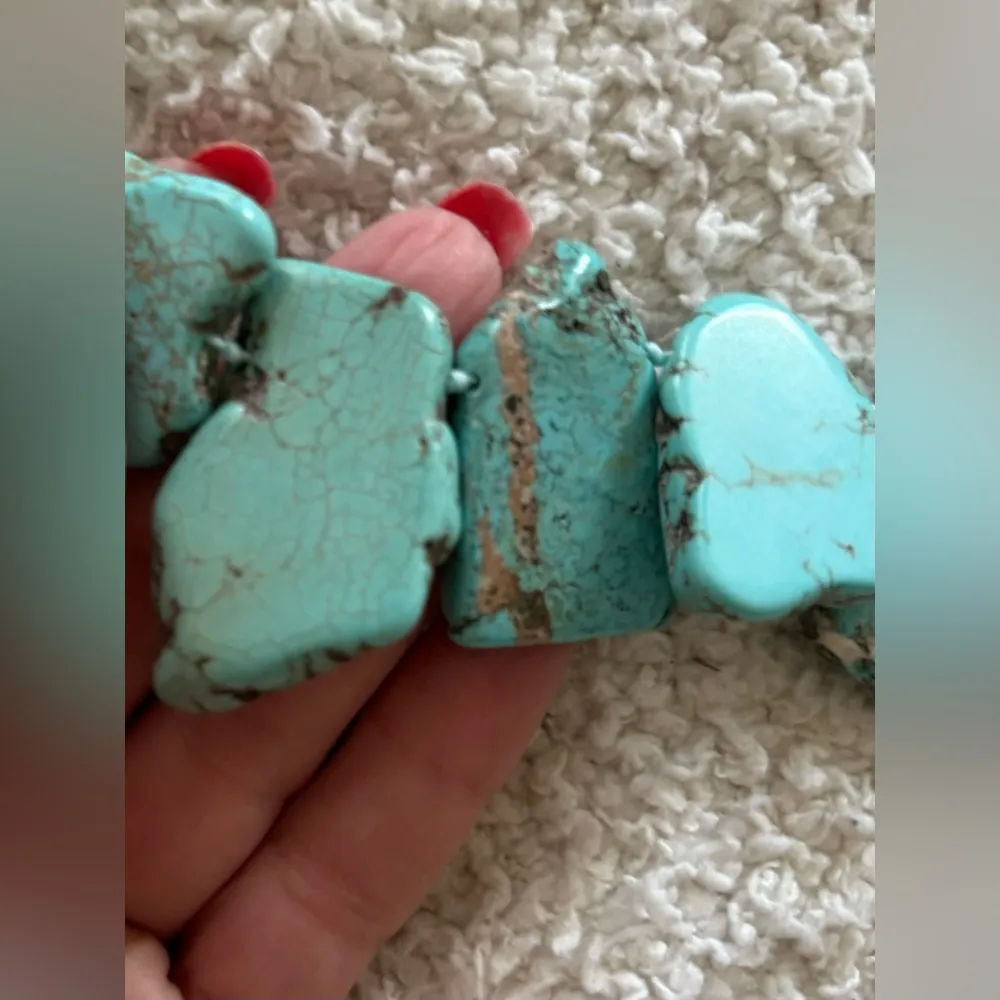 Erica Lyons Gorgeous Stone Slab Statement Necklace - Image 8