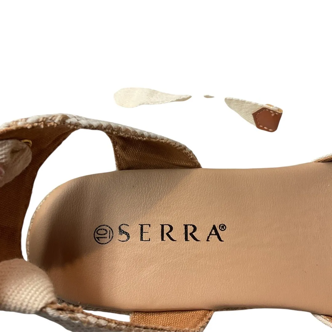 Serra Women's Strappy Stylish Wedge Wedge Heel Espadrilles Sandals Size 10 NWT - Image 9