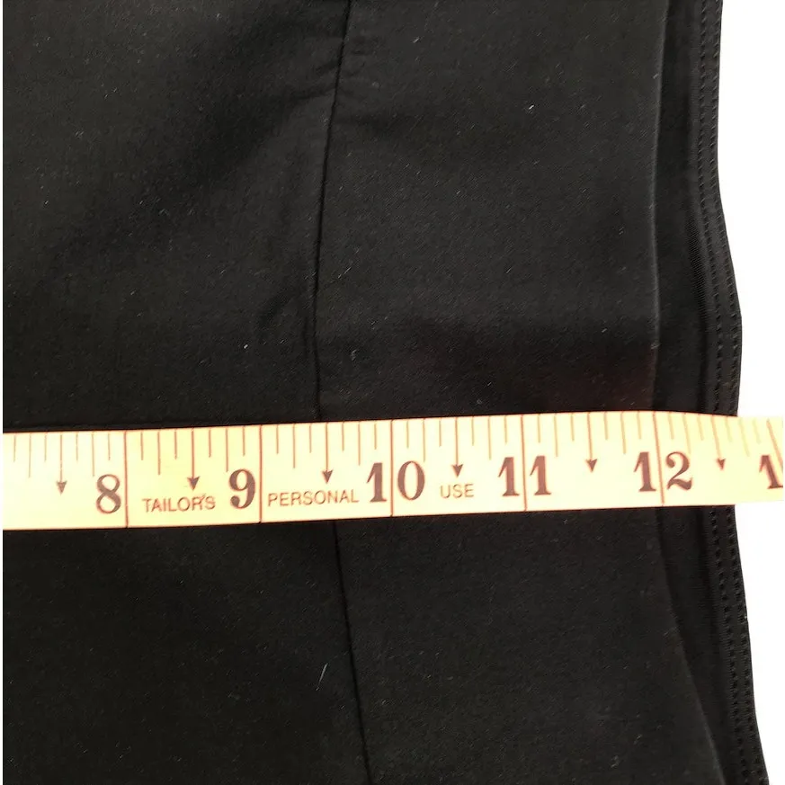 LULULEMON Shaped Away From The Body Solid Short 3" Women Sz 4 Black Athletic - Image 13