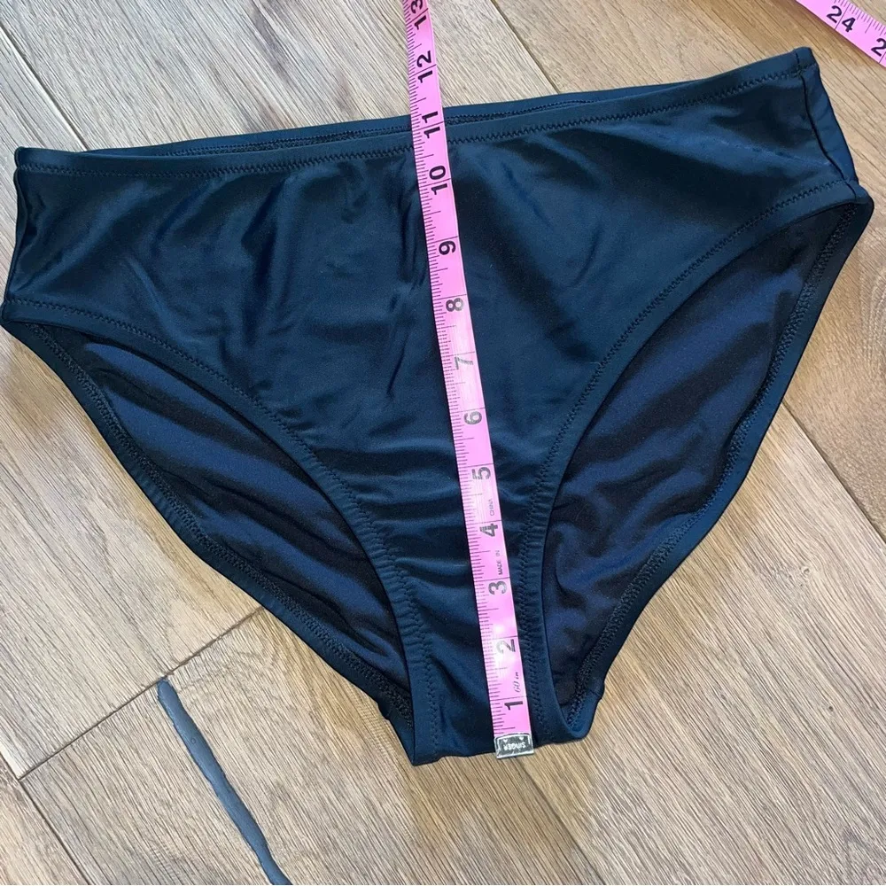 J. Crew NWT Navy Black Women's Bikini Bottom - Image 5