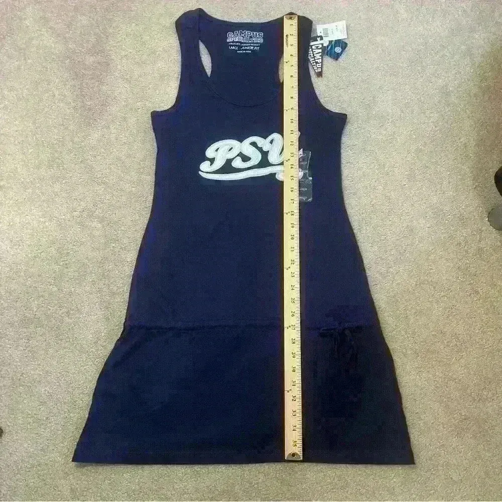 Campus Specialties PSU (Penn State Univ) NWT Junior Size Large Blue Tank Dress - Image 10