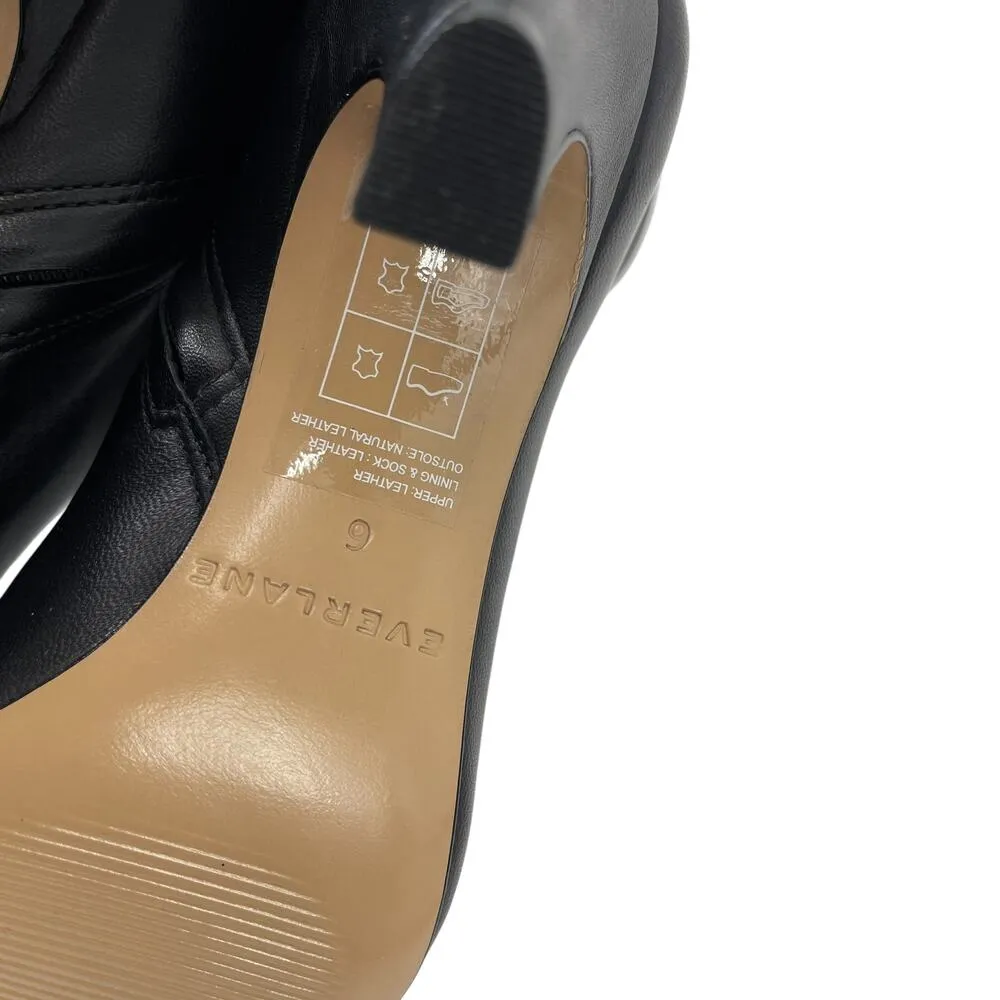 Everlane The Short Banana Boot in Black Leather Size 6 New Without Box! - Image 6