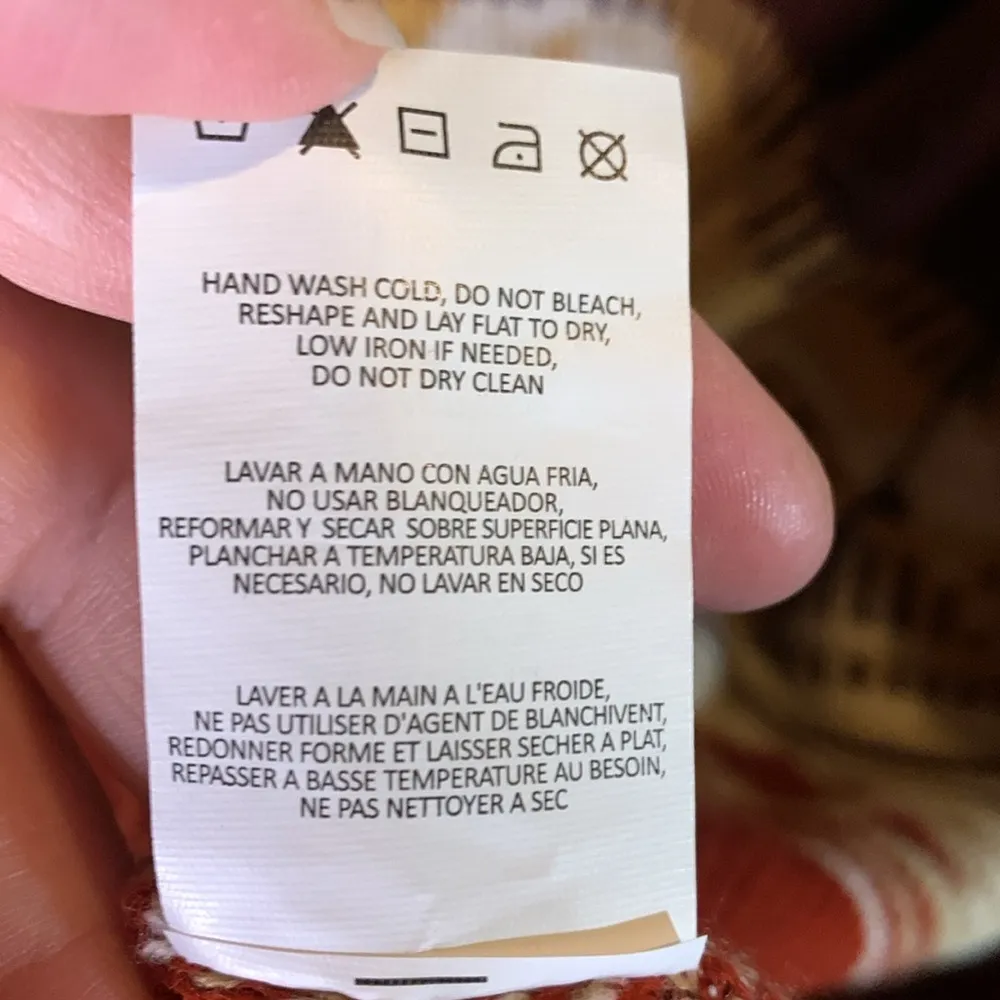 Wrangler Retro Southwestern Print Hooded Knit Cardigan with Belt Size XL - Image 5