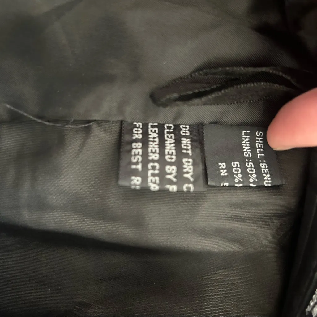 Cuir du monde pleated leather mini skirt Size 6 Black - Image 8