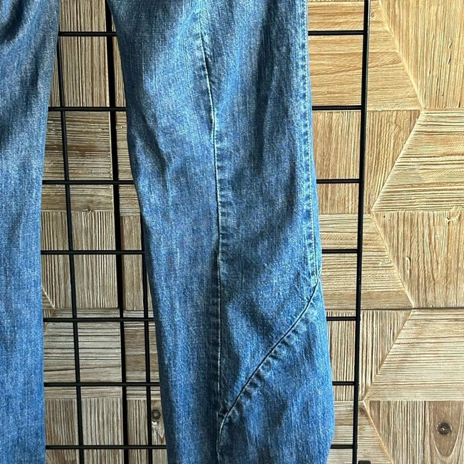 Parasuco Denim Legend Womens Jeans 30 Medium Wash Straight Vtg Retro Blue - Image 5