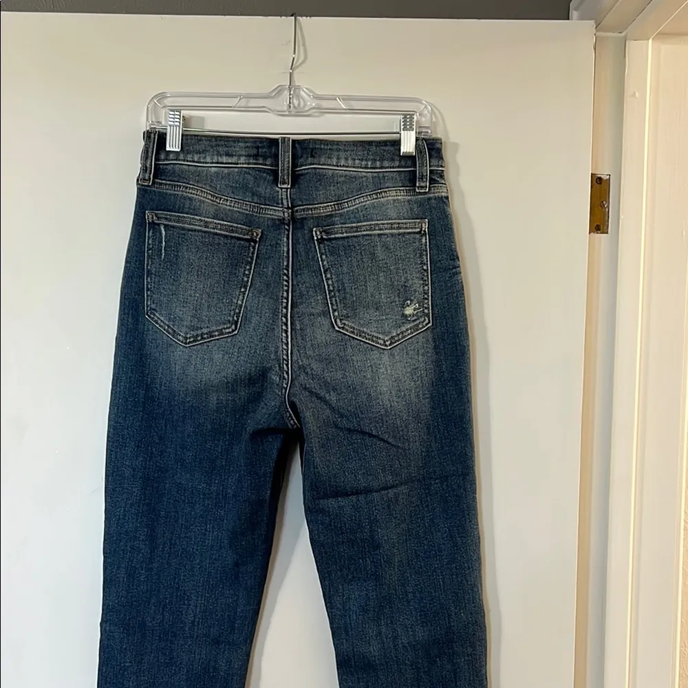 Eunina  High Rise Button-Up Dark Blue Jeans - Image 6