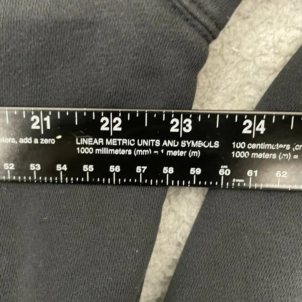 Phoenix Fleece Sweatshirt Women S Black Oversized Middle Swoosh Crewneck - Image 8