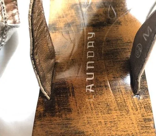 Jeweled Gold Sandals - Image 4