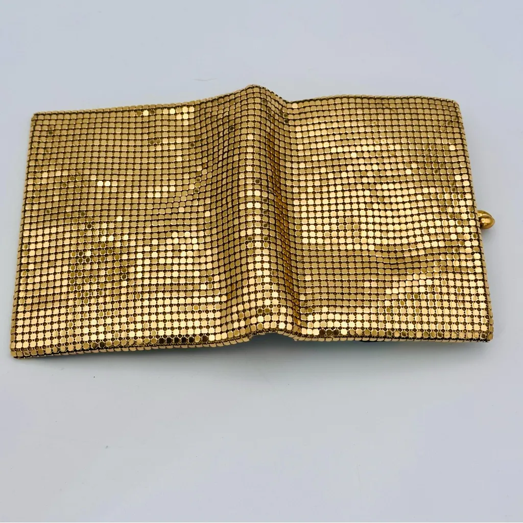 Vintage Gold Mesh Wallet circa 1960’s - Image 5
