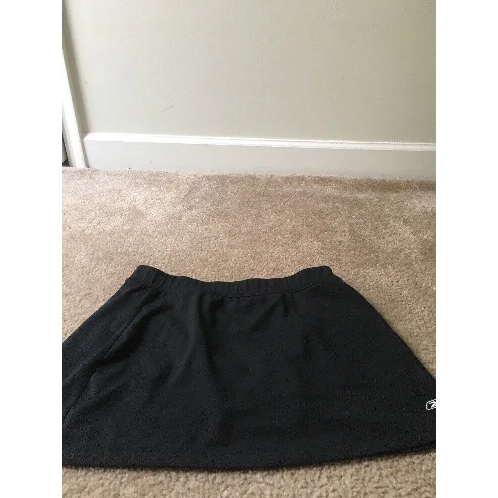 Reebok Women's Active Athletic Skort Skirt Size Medium Black - Image 5