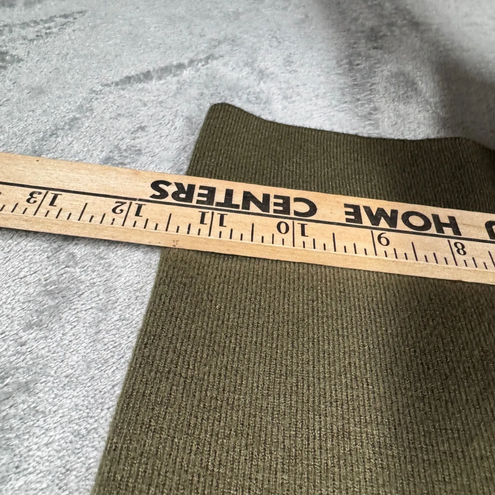 Marled Knit Pants Wide Leg Lounge Women‎ M Olive Green Comfy Casual Size M - Image 13