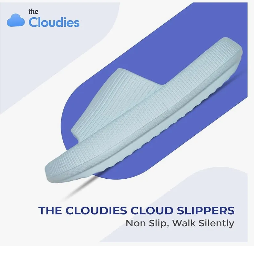 The Cloudies Cloud Slipper Baby Blue Size 8.5 - Image 3