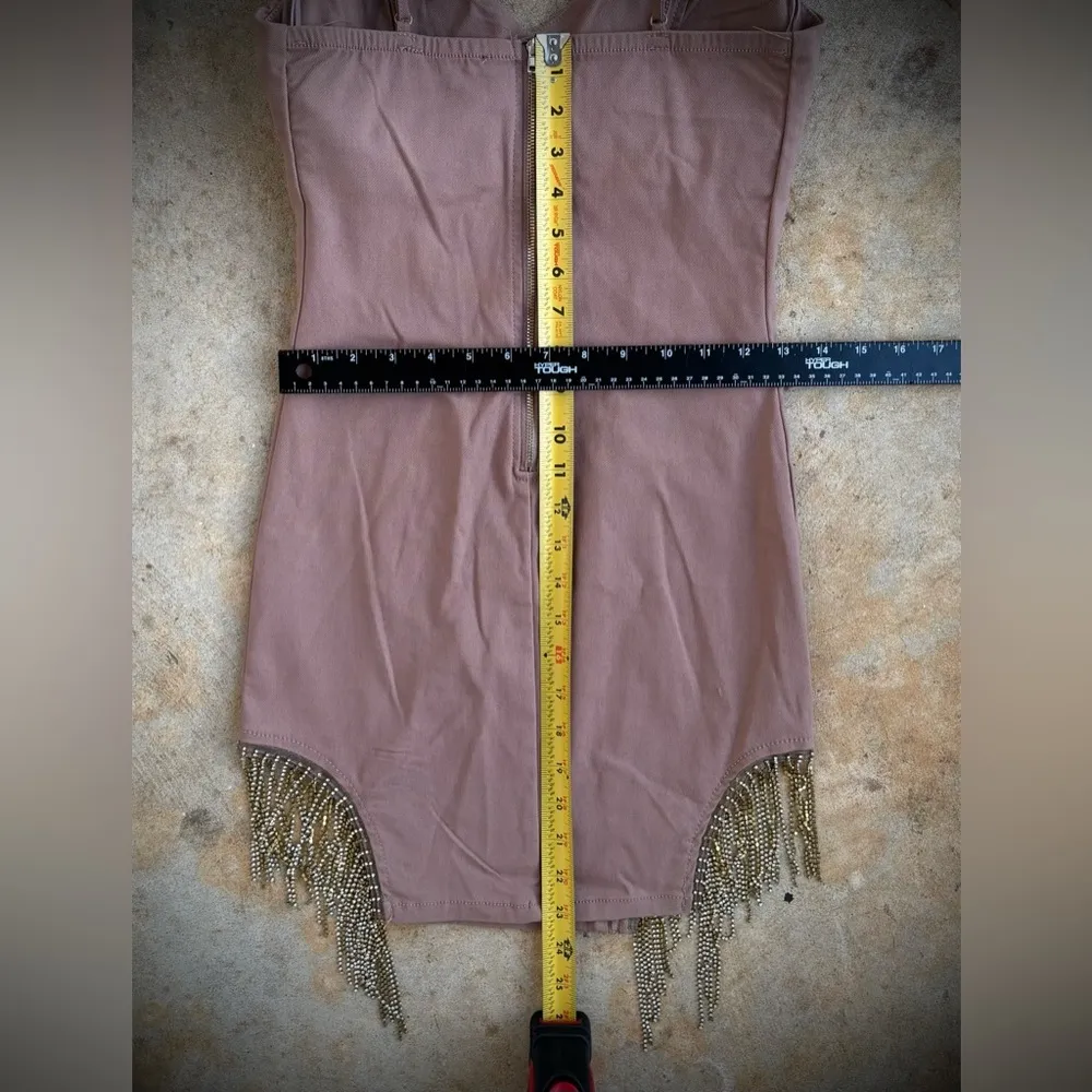 •Pink dress by Haute Monde
-Size small - Image 4