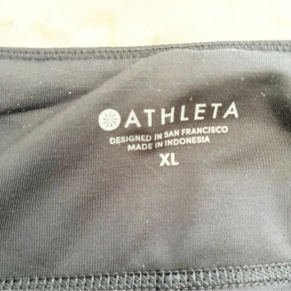 Athleta Black Laser Run Skort Running Tennis Golf Stretch Activewear Size XLarge - Image 5