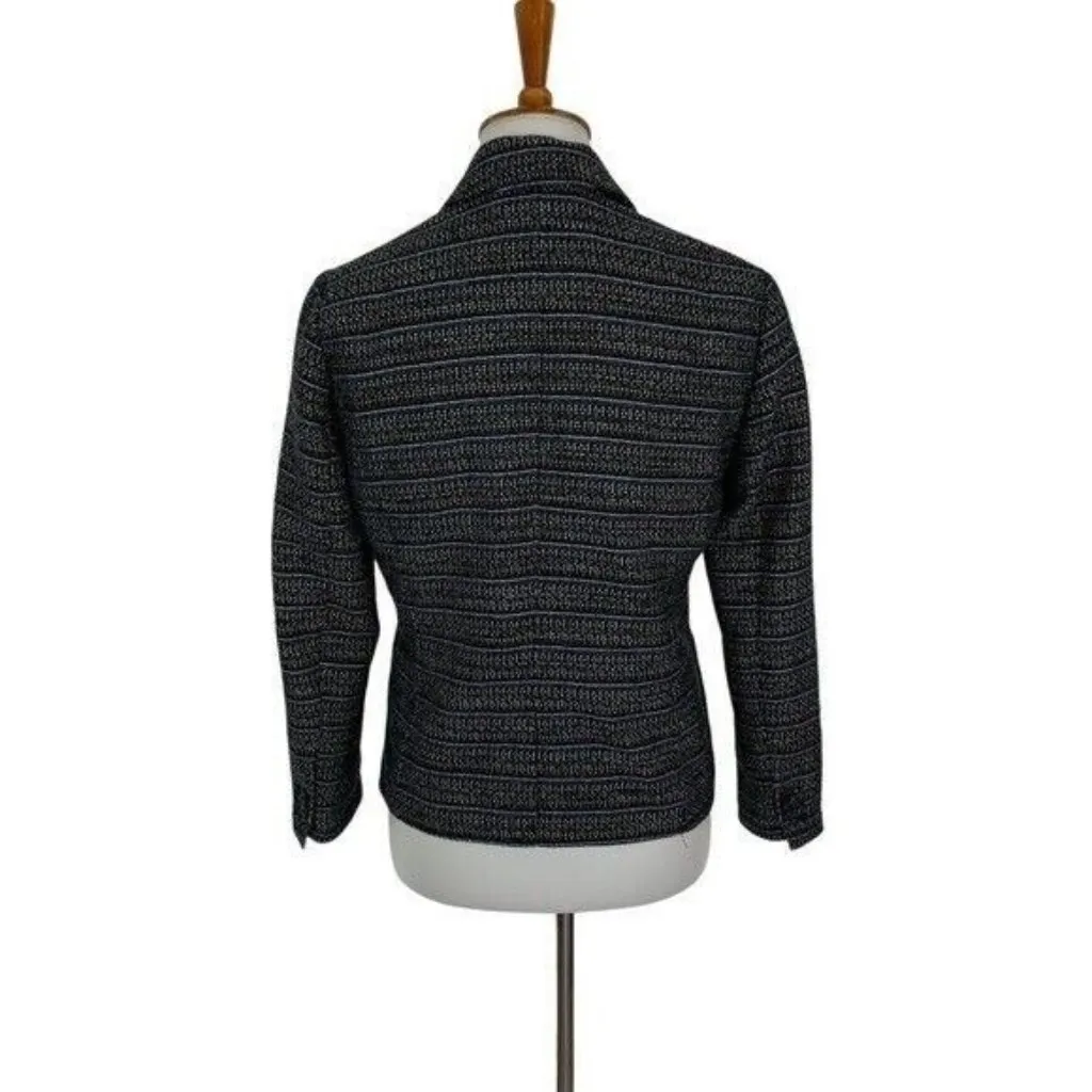 Lucky Brand Blue Blazer 4 Womens‎ Career Office Casual Layering - Image 4