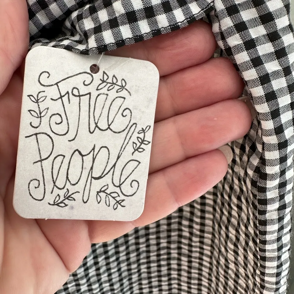 Free People West Side Tie Gingham Pants - Image 4