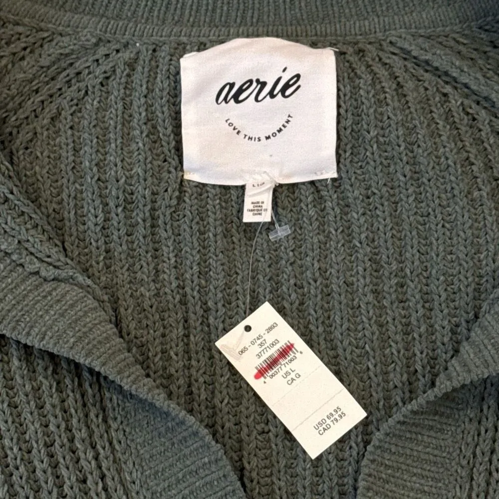 NWT Aerie Sugar Rush Chenille Sweater size large - Image 4