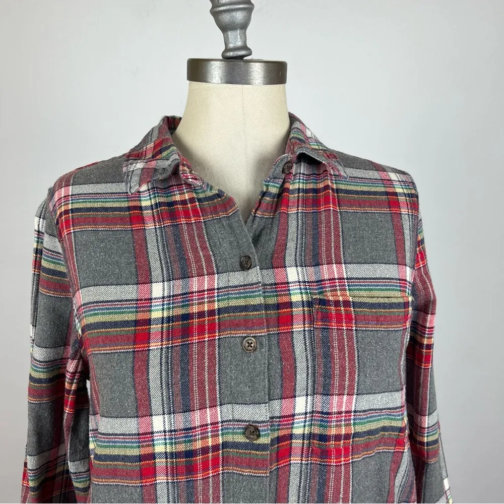 Marine Layer Plaid Flannel Button Down - Image 3