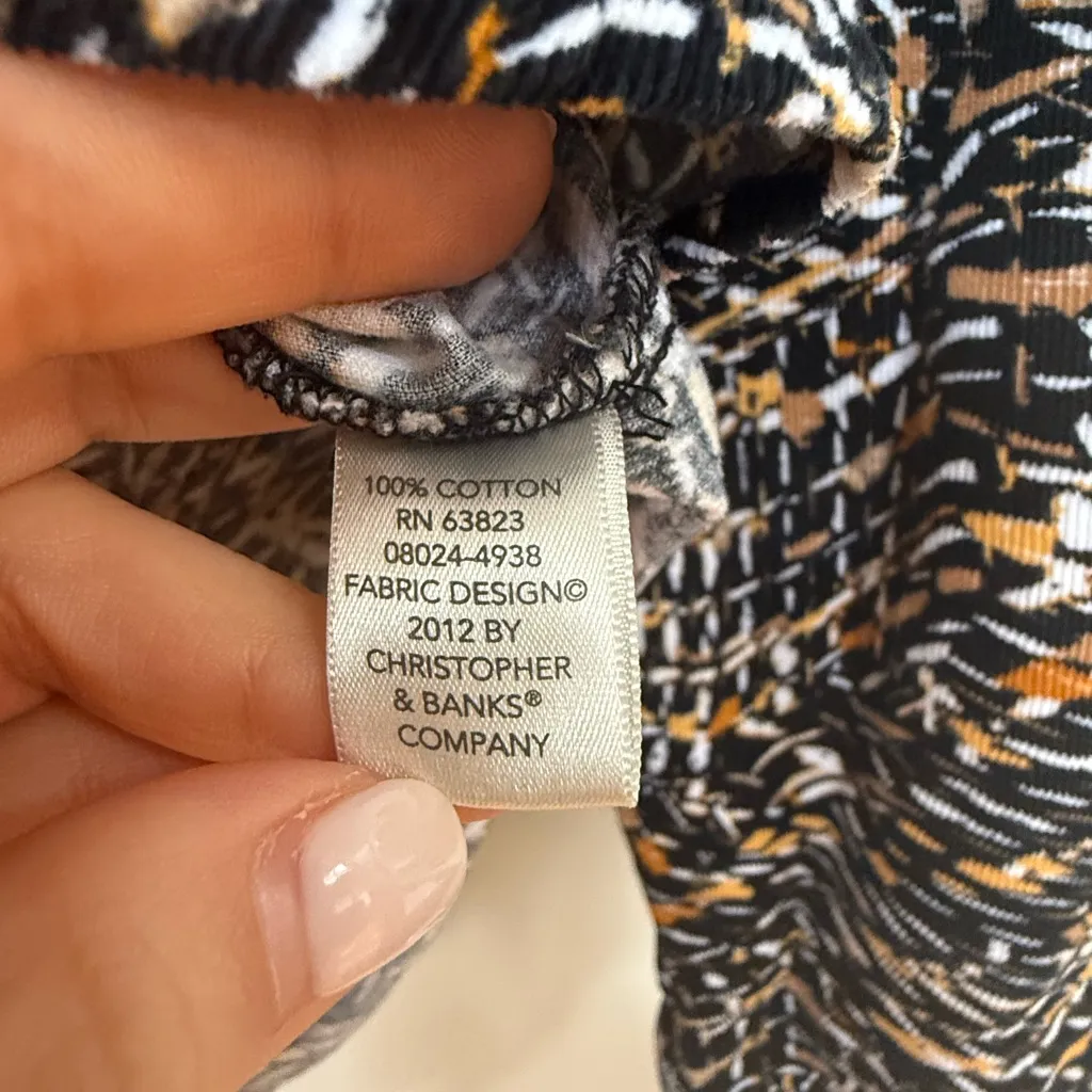 Christopher & Banks Long Sleeve Womans Top NWT Fine Wale Corduroy Medium - Image 6