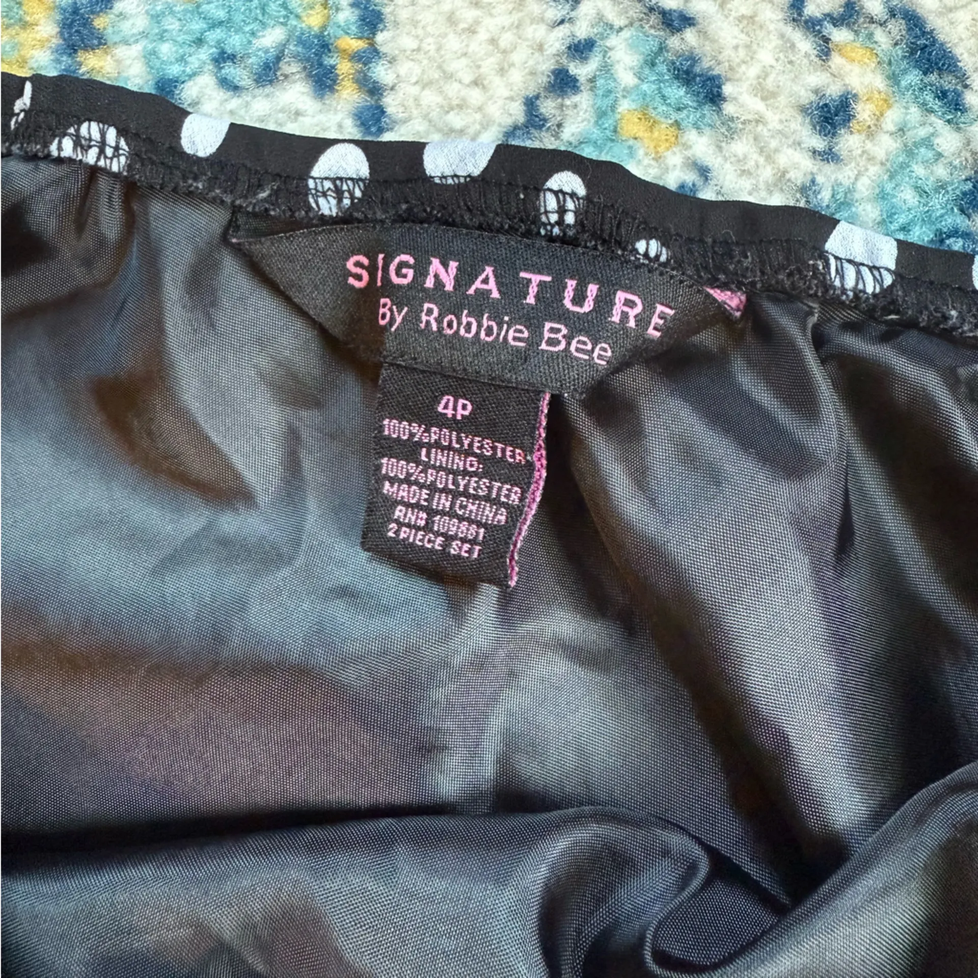 Vintage Y2K Signature By Bobby Bee Skirt Size Small Black - Image 4