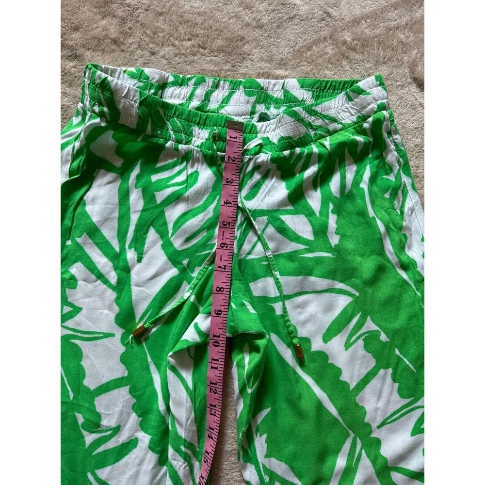 Lilly Pulitzer Women's‎ Rayon Palazzo Boom Boom Tropical Wide Leg Pants Sz Xs - Image 7