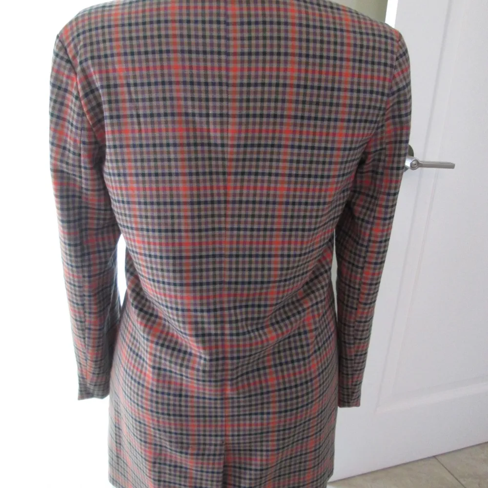 NWT BB Dakota Plaid Camel Blazer - Size Medium - Image 4