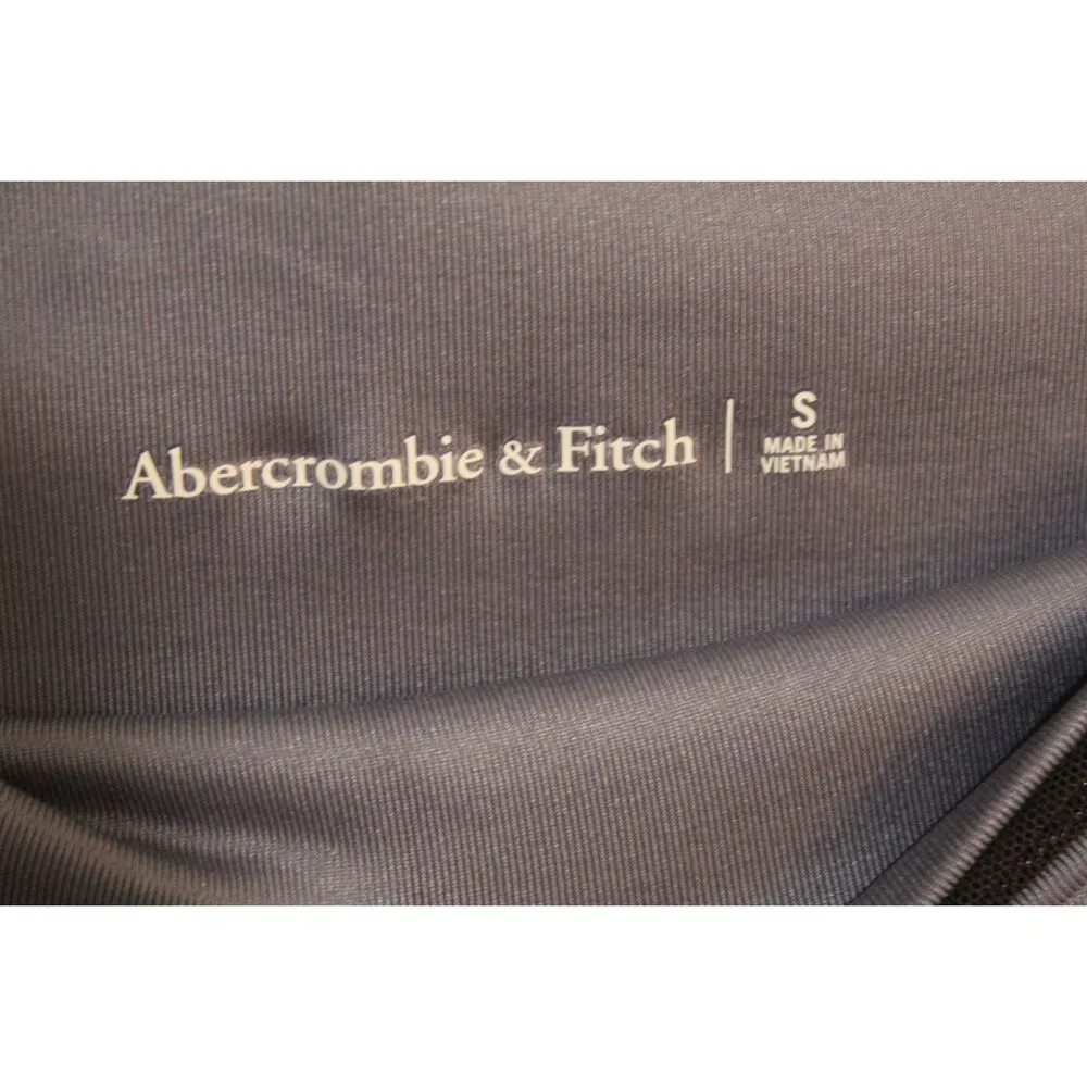 Womens Abercrombie & Fitch Black Elastic Waistband Athletic Bike Shorts Size S - Image 3