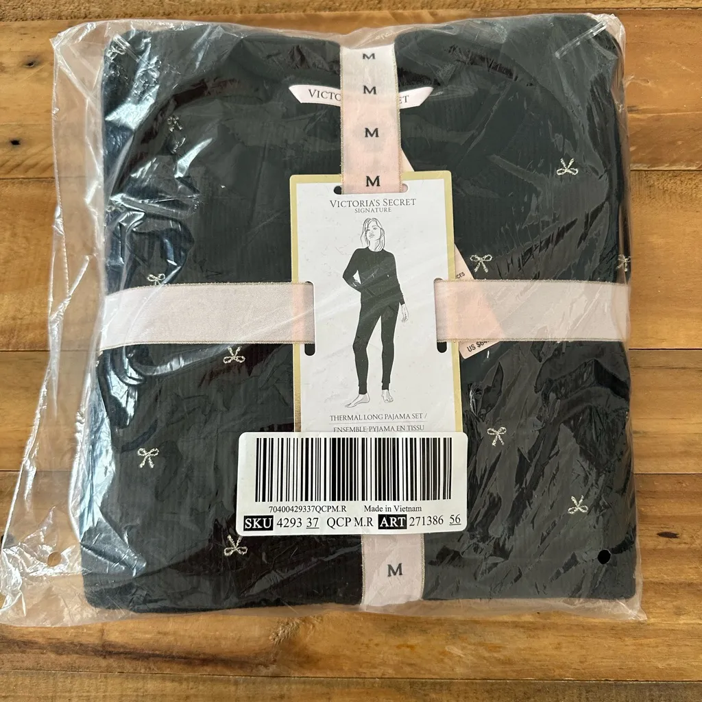 Victoria’s Secret Thermal Long John Pajama Set - Image 4