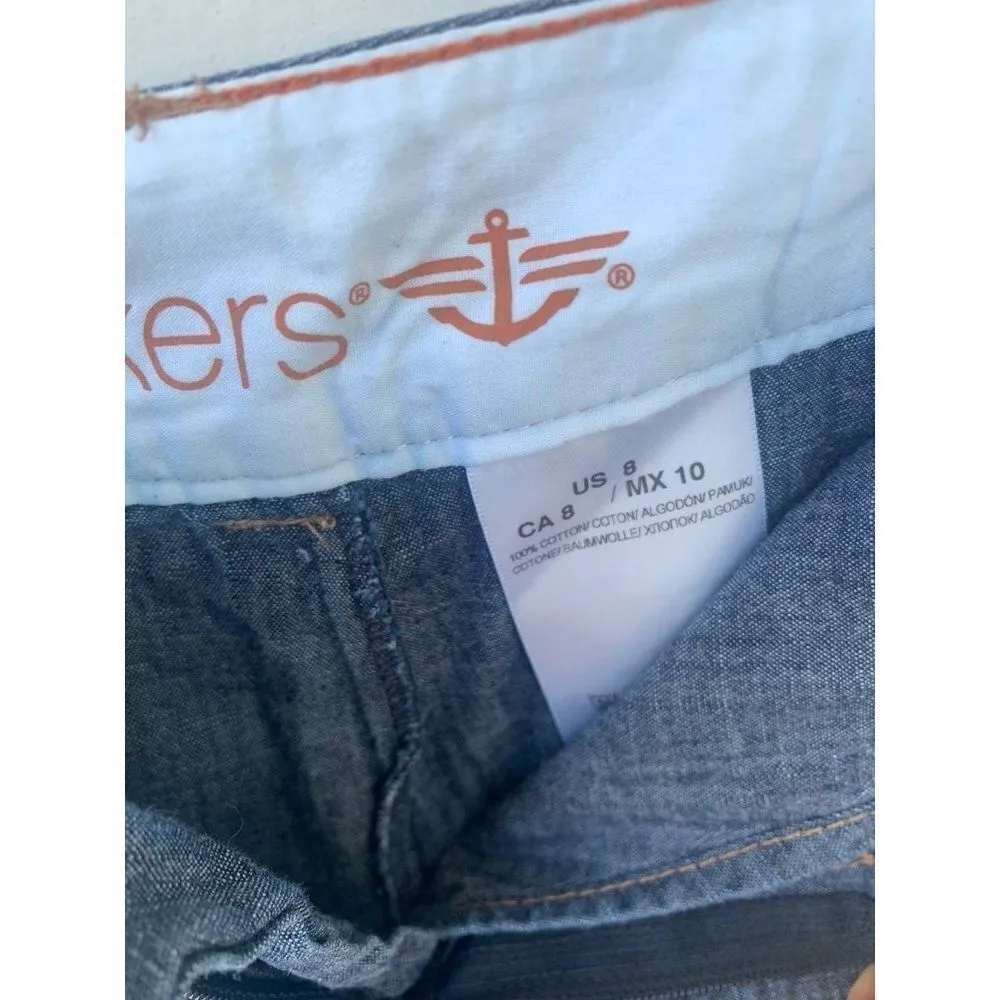 Dockers Denim Jean Skirt Size 8 - Image 5