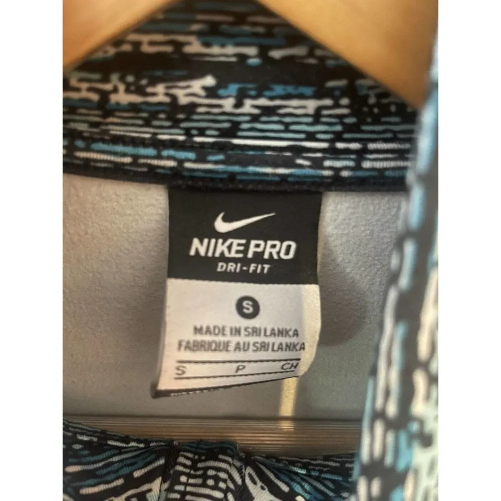 Nike Dri-Fit Women's 1/2 Zip Mock Neck Pullover Multicolor Sweater Size Small - Image 3