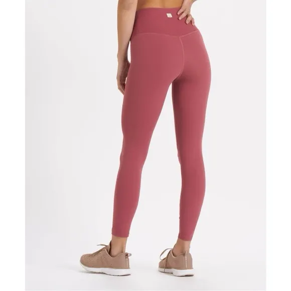 Vuori Rib Studio Legging in Desert Rose - Image 5