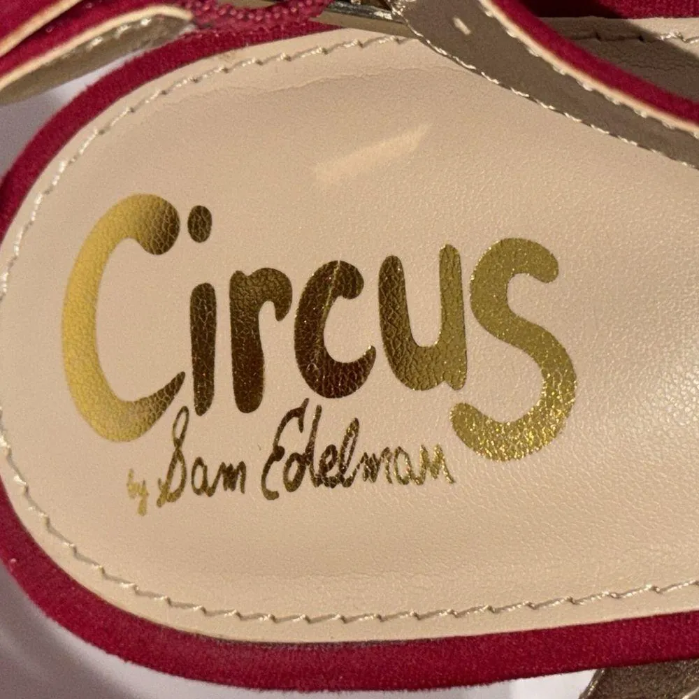 Sam Edelman Circus Annette Platform Heel Slingback Sandal Women’s 9 Pink - Image 4