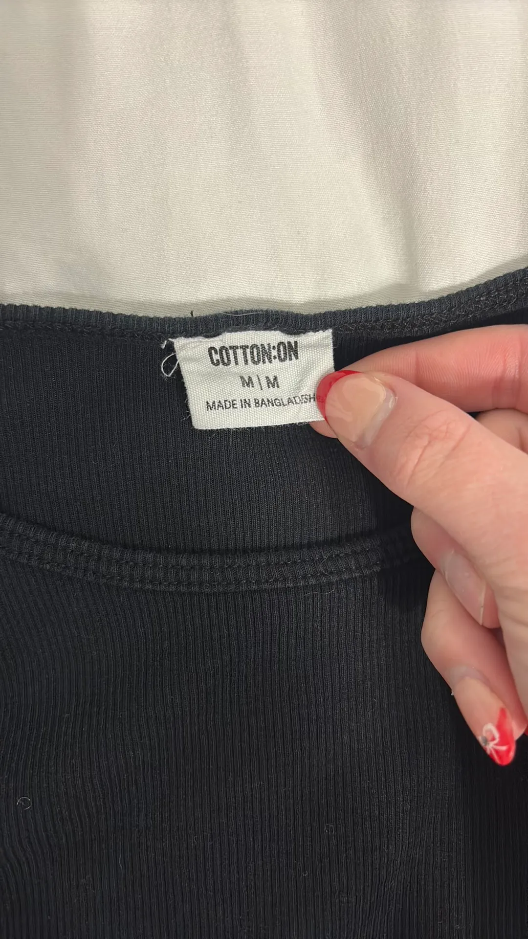 Long Sleeve Top Black - Image 3