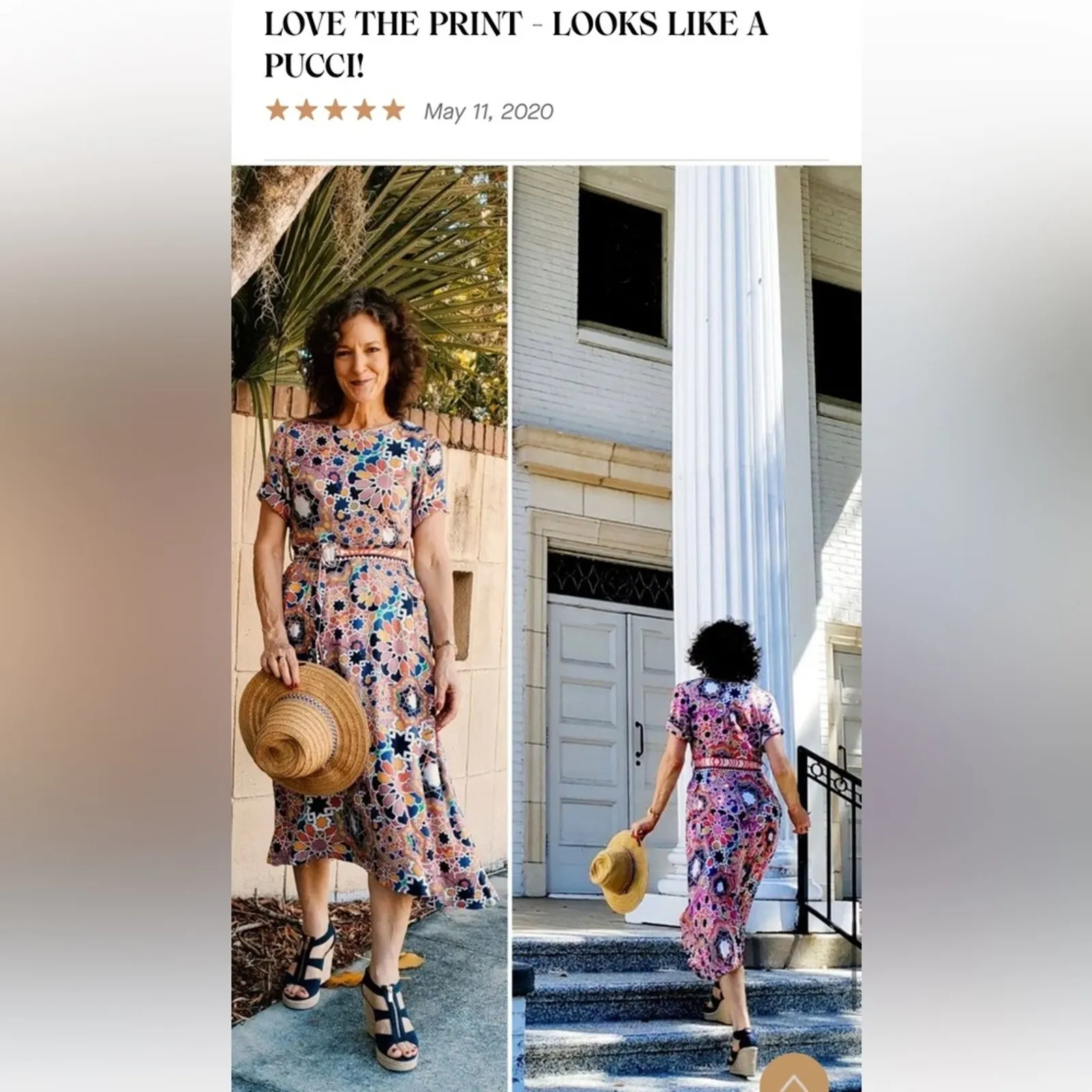 Emily Lovelock midi dress - Image 3