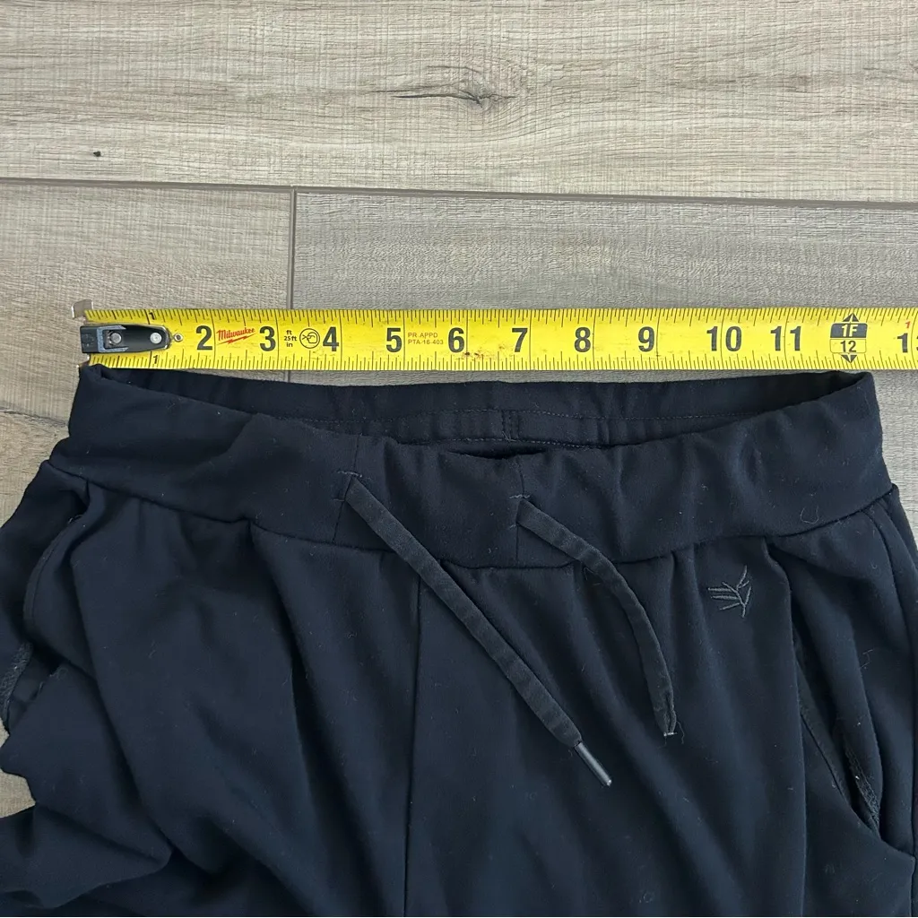 Cozy Earth Black Brushed Viscose Bamboo High Rise Jogger Pant Loungewear S - Image 6