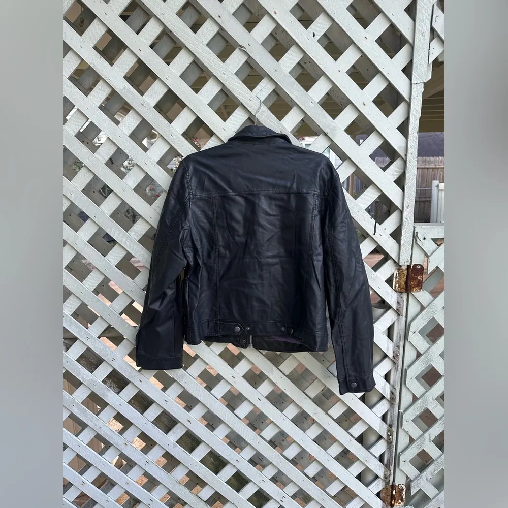 Free people Emma Shrunken Vegan Moto Jacket - Image 8