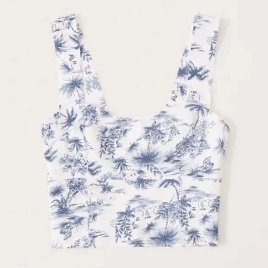 Abercrombie & Fitch 3 Piece Linen Palm Pattern Set - Image 4