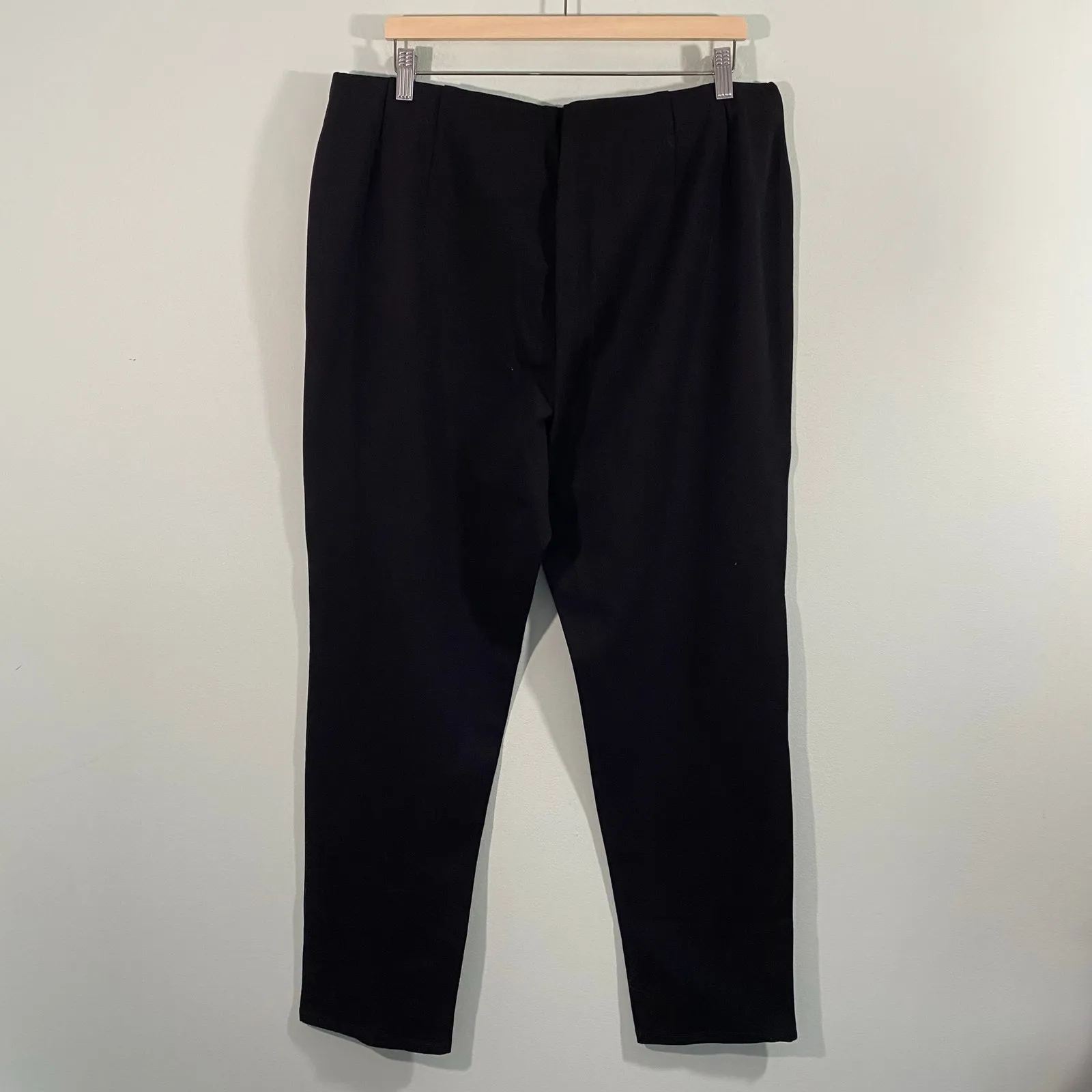 Eileen Fisher Women Black Pull On Stretchy Skinny Pants Size 2X NWT - Image 7