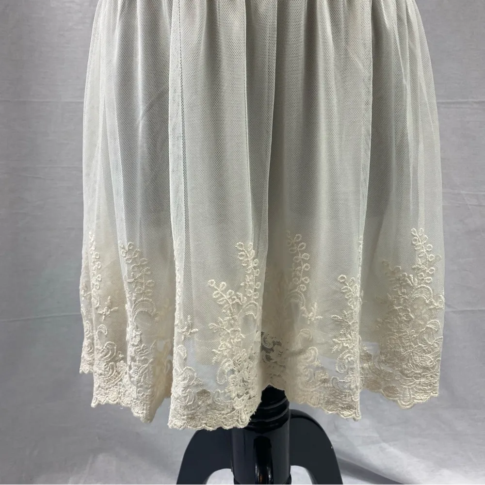 axes femme Romantic Cami Slip Dress Nightgown Japan Kawaii Medium Lacey Vintage - Image 5