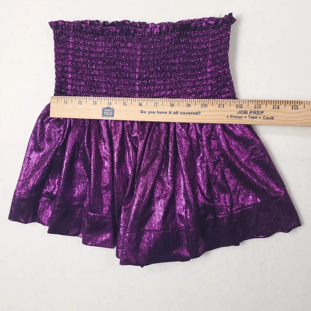Purple QUEEN OF SPARKLES Shorts!! Size XS - Image 10