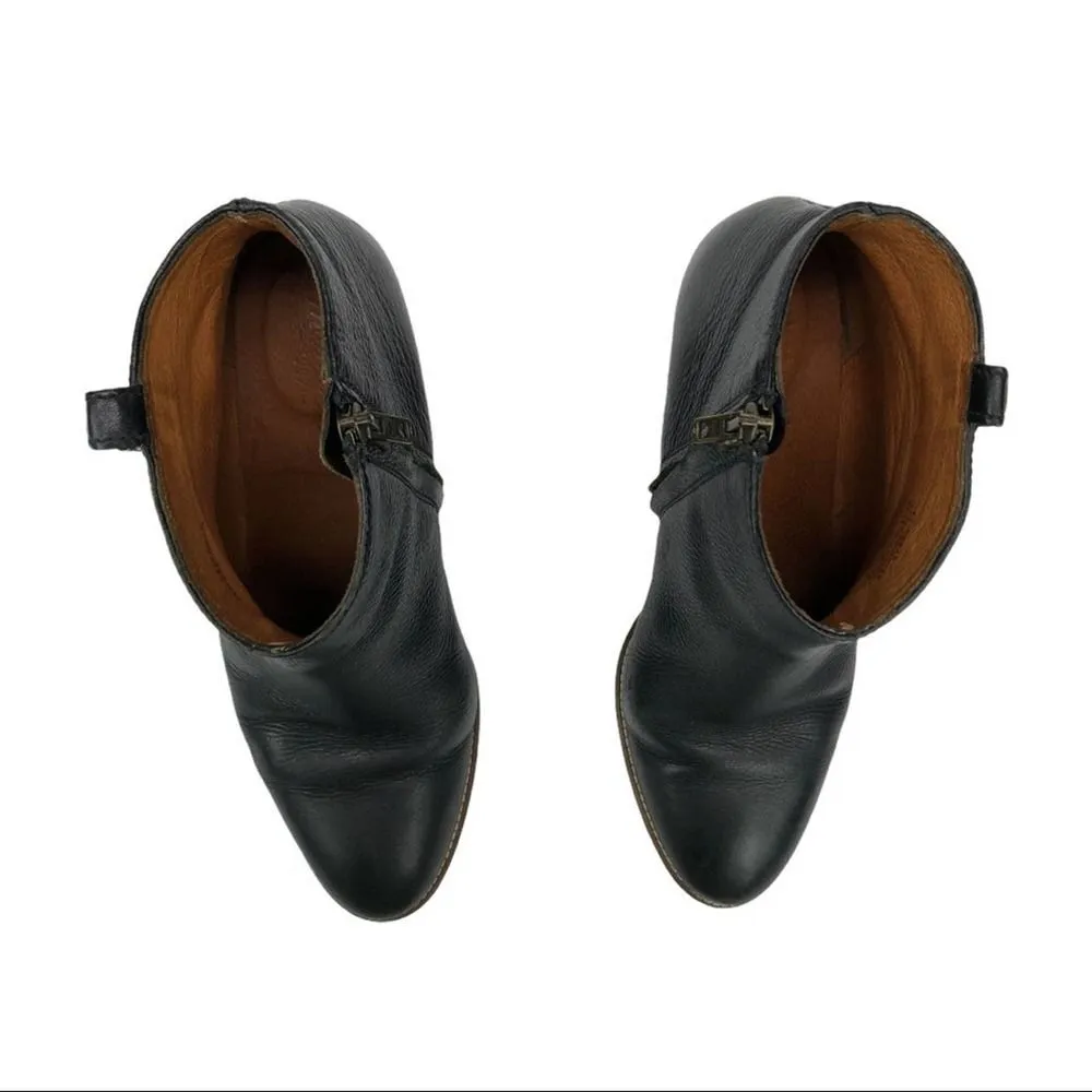 Madewell The Billie Ankle Black Leather Boots Botties Black Shoes 9.5 Casual - Image 13