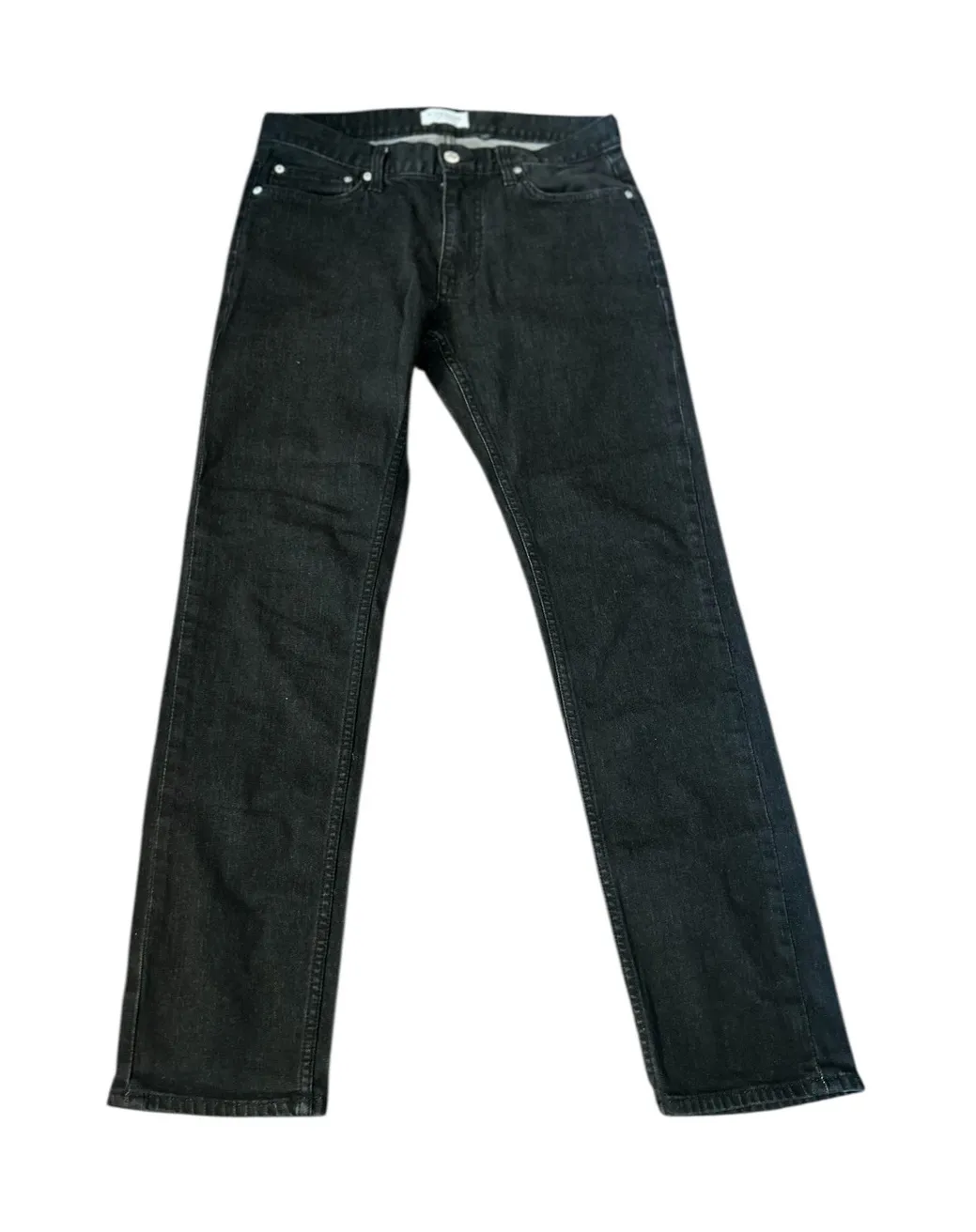 FIVE FOUR Los Angeles Black Denim Straight Leg Jeans Women's Size 31 - Image 1