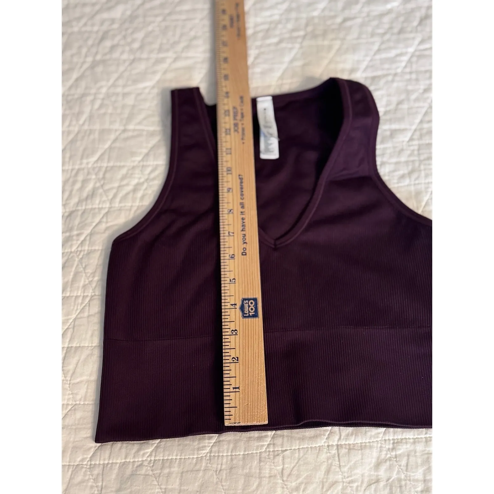 Athleta Cropped‎ Fitted Top size small - Image 4