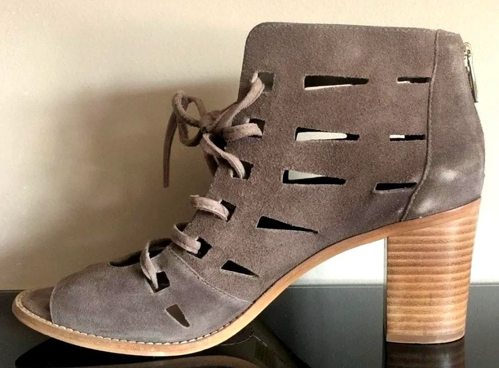 Cutout Tie-Up block heel Sandal - Image 2