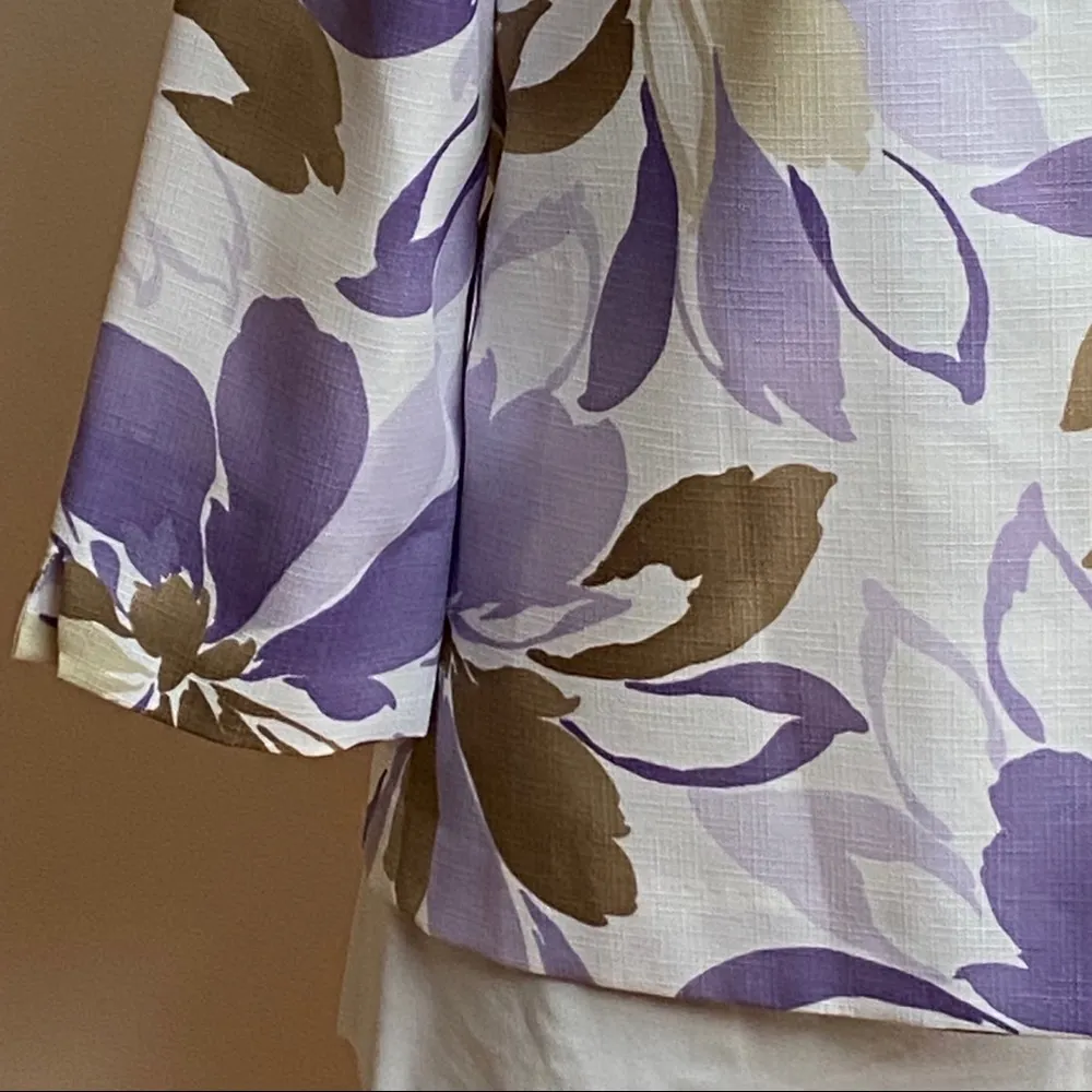 Alfred Dunner Floral Jacket/Blazer - Image 3