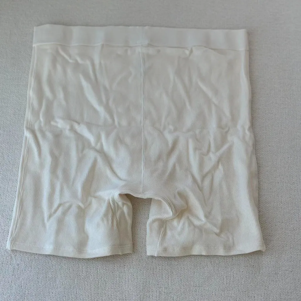Skims Cotton Rib Boxer in Marble, Size Large - Image 6